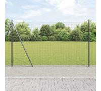 Genérico Poste de Cerca 26 pcs Plateado 3.2 x 3.2 x 83.5 cm Acero,Bricolaje,Vallas de jardín,Postes de Cerca,Plata,48.4 KG,3350249