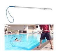 Genérico Poste de Rescate acuático de 4,8 m - Gancho Salvavidas Extensible de Aluminio con Gancho de Seguridad y Mango Antideslizante para Playa, Piscina, Parques acuáticos, áreas de Juego y Clubes d