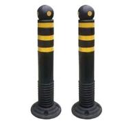 Genérico Poste de Seguridad Reflectante: Barrera de estacionamiento Duradera para una Mejor Visibilidad, Ideal para garajes, Parques, almacenes y gestión del tráfico.