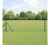 Genérico Poste de Valla Verde 100 x 0,4 m (Malla de 13 mm) Acero y PVC,Bricolaje,Vallas de jardín,Paneles de vallas-3352728