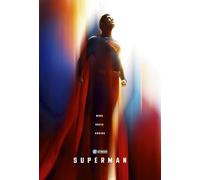 Genérico Póster decorativo en aluminio DC Studios Superman Cuadro HD