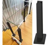 Genérico Postes de barandilla de Vidrio - Kit de balaustrada de Acero Inoxidable 304 - Sistema de barandilla Moderno para pasillos, Ideal para Interiores contemporáneos,