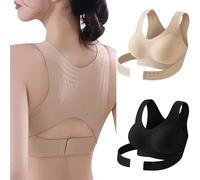 Genérico Posture Corrector Bra for Women Adjustable Back Support Front Closure Bras, Seamless Breathable Shaping Underwear Sujetadores Deportivos para Mujer