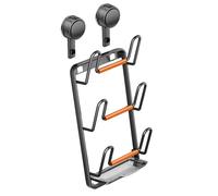 Genérico Pot Lid Holder Organizer - Suction Wall Pan Cover Rest for Space Saving Storage | ABS Flexible with Strong Vacuum Grip, No Drill Mount Rack for Kitchen Cabinet Sink Pantry Apartment Use