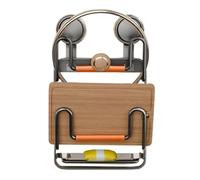 Genérico Pot Lid Holder Organizer - Suction Wall Pan Cover Rest for Space Saving Storage | ABS Flexible with Strong Vacuum Grip, No Drill Mount Rack for Kitchen Cabinet Sink Pantry Apartment Use