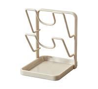 Genérico Pot Lid Holder - Rust Proof Cooking Utensil Stand For Kitchen | ABS Material With Vertical Slot Design, Pot Lid Organizer Rack, Space Saving Storage Solution For Pantry Counter Apartment