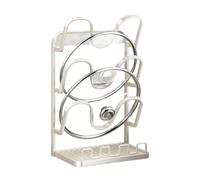 Genérico Pot Lid Rack - 13.46 Inch 3 Layer Metal Organizer | Multifunctional Rustproof Pot Cover Stand, Space Saving Kitchen Holder for Apartment Dormitory, RV Home Restaurant Cabinet