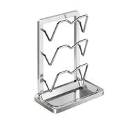 Genérico Pot Lid Rack - Cookware Arrangement Stand, Compact Kitchenware Management Solution, Multipurpose Storage System Accommodating Covers Utensils Serving | For Kitchen Home Pantry Counter