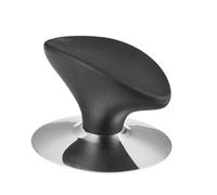 Genérico Pot Lid Top Replacement Knob, Heat Resistant Handle for Kitchen Cookware, PP and Stainless Steel Construction, Easy Grip Screw-On Knob for Kettles and Pans, 6.3x4.1cm Size