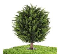 Generico Potted Artificial Plants, Artificial Plants Indoor, Round Top Lightweight Decor For Friend Lover Holiday Entry Desk Room Home Indoor Outdoor