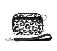 Genérico Pouch Wristlet,Zip Card Case with ID Window,Women's Waterproof Nylon Keychain Wallet, for Travel Credit Card Holder (C)