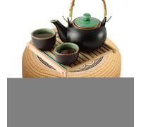 Genérico Pouf Exterior,Pufs Redondos Tejidos para Exterior | Cojín Tatami para Jardín, Terraza, Porche, Deck y Área de Piscina