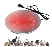 Genérico Poultry Water Heater - Heated Chicken Warmer Base, 4.5 Feet Power Cord | Winter Coop Watering Solution for Hens Roosters Farm Domestic Birds Cold Weather Protection