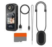 Genérico POV Camera, Body CAM with Audio, Video Recorder, Handsfree Photo Capture, Wearable Electronics, Lightweight Clip Design for Sports, Family, Vlogging, Travel, Pet Walking, Adventure
