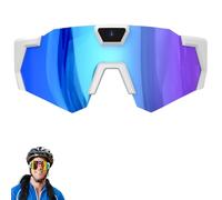 Genérico POV Sports Glasses with Camera&Audio, Sunglasses with Camera, HD Wearable Adventure Action Glasses, Clear Video Recordingfor Cycling, Outdoors Activities (Color5,128G)