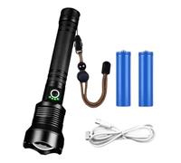 Generico Powerful Flashlight, Zoomable LED Camping Light, USB Rechargeable Torch, Waterproof Strong Design for Survival, Bushcraft, Backpacking, Fishing, Hunting, and Outdoor Emergencies