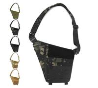Genérico Powios Crossbody Bag, Large Capacity Shoulder Crossbody Sling Bag for Men, Outdoor Waterproof for Hiking Cycling Camping (Black Camouflage)