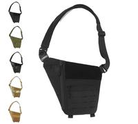 Genérico Powios Crossbody Bag, Multi-pocket Shoulder Crossbody Sling Bag, with Adjustable Strap, for outdoor sports (Black)