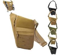 Genérico Powios Crossbody Bag, Shoulder Crossbody Sling Bag, Mens Travel Chest Bag for Hiking, Cycling, Outdoors (Yellow)