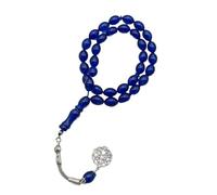 Genérico Práctica espiritual Tasbih Cuentas acrílicas de forma ovalada Pulsera de rosario para orar para mayor comodidad Herramienta de oración islámica de larga duración Tasbih musulmán