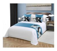 Genérico Práctica Funda Protectora For Camino De Cama. Elegante Mobiliario Que Evita Derrames, Polvo Y Pelos Mascotas En Camas Sofás. Mejora La Estética del Hogar(C,2X50*50cm)