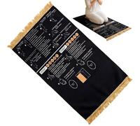 Genérico Prayer Mat for Kids, Large Spiritual Praying Rug Soft Fabric, Portable Religious Mat for Converts Travelers Students Parents, Home Travel Sunday School Mosque Spiritual Retreats Bedroom