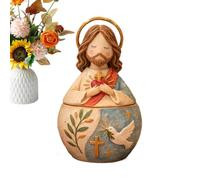 Genérico Prayer Memory Box - Virgin Mary Jesus Table Decor for Adults