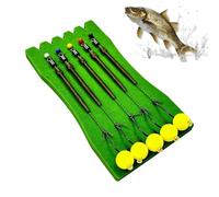 Genérico Pre Tied Fishing Hook Rig | 5PCS Floating Ball Metal Anti Short Leader Bottom Bait Setup Saltwater Angling Tackle For Trout Catfish Salmon Bluegill Lake River Pond Pier Use