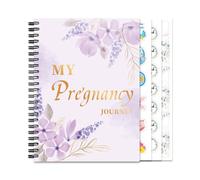 Genérico Pregnancy Journal, First TimeMom Diary, Memory Book for Expecting Mothers, Guided Prompt Journal with Stickers, Weekly Development Tracker & Keepsake Organizer for Home Travel Use