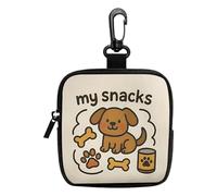 Genérico Premios Perro - Contenedor Comida Portátil con Bolsillo Snack Riñonera Entrenamiento | Manos Libres para Senderismo Mochila Paseo Camping Viaje Cachorro Animales Pequeños Exterior