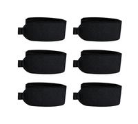 Genérico Premium 6-Pack Padded Ski Ties - Adjustable Hook & Loop Ski Carrier Straps, Protective EVA Padding Holders For Easy Transport, Sturdy Snow Sport Wraps For Men & Women, Travel Safety Gear