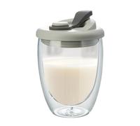 Genérico Premium Borosilicato Tumblers, Leakproof Lid Tazas