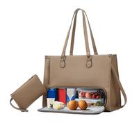 Genérico Premium Laptop Tote Bag, bolsa de trabajo insular, almuerzo compartment con Sturdy Feature, Professional Bags for Women, Multi-Purpose Travel Accessory for Tablet Phone Book Food
