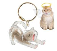 Genérico Premium Pet Memorial Keepsake Keychain - Transparent Storage Bottle Pendant, Features Hermetically-Sealed Shatter-Resistant Architecture For Memento Safety | Reinforced Industrial-Strength