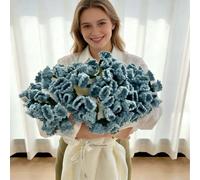 Genérico Premium Rose/Sunflower Bouquet Blanket, Handmade Crochet Flower Blanket, Soft Cozy for Valentine Girlfriend Birthday or Anniversary, Valentine's Day Home Decoration (Lily C,43.3in)