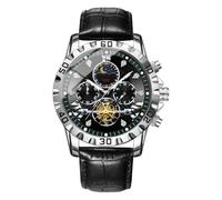 Genérico Premium Ruggedized Lunar-Tracking Sport Timepiece - Precision Analog Wrist Clock, Features High- Shock-Resistant Mechanical Architecture For Durability | 5ATM Hermetically-Sealed Housin