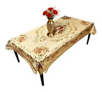 Genérico Premium Table Cover - Party Dining Cloth for Festive Events | PVC Material with Waterproof Oilproof Protection, Indoor Outdoor Use, Kitchen Picnic Setting, Holiday Celebration