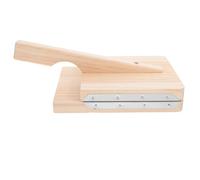 Genérico Prensa de Madera para Masa Acero Inoxidable, Herramienta Fácil de Usar para Hacer Dumplings y Noodles en Cocina Casera