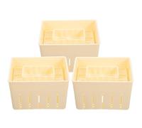 GenéRico Prensa Para Queso PláStico Con Tapa Molde Para Tofu Casero Herramienta De Prensa Para Hacer Queso Fresco Y Tofu Diy Cocina Hogar 5.5X4.1X3.5 Pulgadas