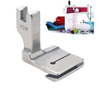 Generico Prensatelas para máquina de coser - Prensatelas para rizar tubos de doble rizo, conexión universal | Doblado para costura, ropa, acolchado, proyectos artesanales de bricolaje, sastrería