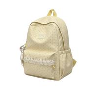 Genérico Preppy Lace Backpack 43cm Star Print Large Capacity Waterproof Bag