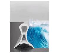 Genérico Presa de Agua de Ducha Plegable con succión, Barrera de tapón de Agua for umbral de Ducha de Silicona, Presa Protectora de Ducha for separación de Humedad(400cm/156in)