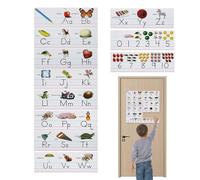 Genérico Preschool Alphabet Bulletin Board Set, Letter Learning Wall Cards, Educational Classroom Decor for Early Education, Kindergarten, Daycare Center, Activity Area, School Display Use