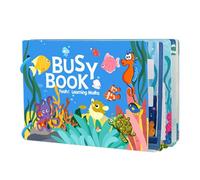 Genérico Preschool Sticker, Book Toddler, Fine-Motor Creativity Booster Cognitive Development Hand-Eye Storytelling Tool, Learning Activities for Travel, Restaurant, School, Home, Outdoors