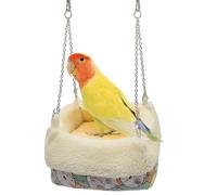 Generico Prescia - Hamaca y Amaia para animales domésticos y pájaros ahorcados | Cama de pierna de pájaros calientes de invierno, para loros y pájaros pequeños, cama con jaula