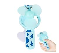 Genérico Press Handheld Fan | 10x10cm Children Cooling Fan Manual Press Cooling, Fine Workmanship Hot Days Fast Coooling Personal Fans Portable Coooling Appliance For Traveling, Car, Camping