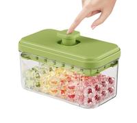 Generico Press-Type Tray Mold - Large Capacity Food-Grade Ice Making Box for Freezer, Innovative Button-Press Design Íce Maker for Quick Release ìce Cubes, Household And Party Drink Cooling Tool