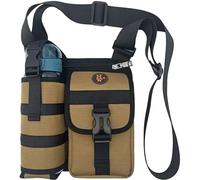 Genérico Prevalentn Shoulder Bag, Prevalente Shoulder Bag With Water Bottle and Umbrella Holder Crossbody for Workout Going Out (Khaki,Small)