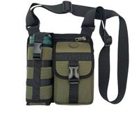 Genérico Prevalentn Shoulder Bags With Water Bottle Holder, prevalente shoulder bag, Multi Compartment Lightweight Outdoor Travel Crossbody Bag, for outdoor use (Army green)