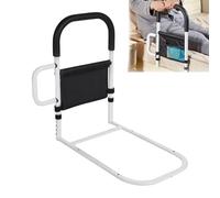 Genérico Prevention Bed Rail, Seniors Support Handle, 330lbs Bedside Grab Bar with Steel Frame, Elderly Mobility Aid with Non Slip Grip, Bed Cane for Women Men Grandma Family Bedroom 1700g